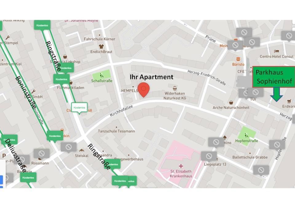 Exklusive Apartments In Kieler City Экстерьер фото